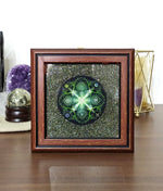 Pyrite Frame with Numinosity Mandala Art