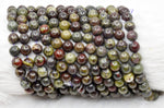 Natural African Bloodstone Round Beads