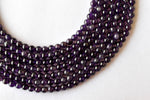 Natural Amethyst Round Beads