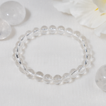 8mm Crystal Bracelets | Crystal Quartz Healing Gemstone Bracelets