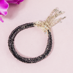 Black Tourmaline Crystal Anklet