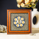 Pyrite Frame with OM Symbol