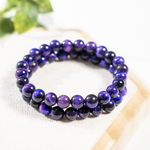 Tiger Cats Eye Violet Heated Bracelet