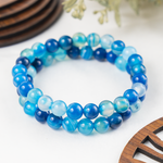 Blue Banded Agate Bracelet