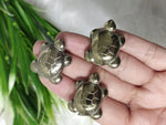 Pyrite Turtle Figurines Stone Animals