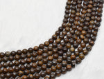 Natural Bronzite Round Beads