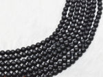 Natural Matt Black Onyx Round Beads