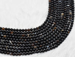 Natural Black Sulemani Agate Round Beads