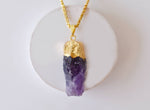Amethyst Rough Stone Pendants