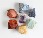 7Chakra Rough Stones Set, Chakra Crystals Set