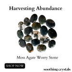 Moss Agate Pocket Stones