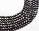 Garnet Round Beads