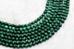 Synthetic Malachite Round Beads