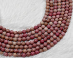 Rhodochrosite Round Beads