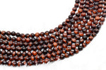 Red Tiger Eye Round Beads