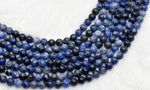 Sodalite Beads, Natural Round Crystal Beads 4mm to 12mm