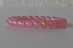 Aura Quartz Rose Quartz Bracelet(Relaxation and Love)