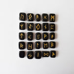 Black Jasper Rune Set