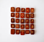 Red Jasper Rune Set