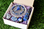 Lapis Lazuli Crystal Gift Set, Real Polished Gemstones.