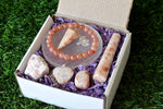 Sunstone Crystal Gift Set, Real Polished Gemstones.