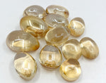 Aura Quartz Citrine Tumbled