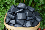 Black Shungite Tumbled Stones