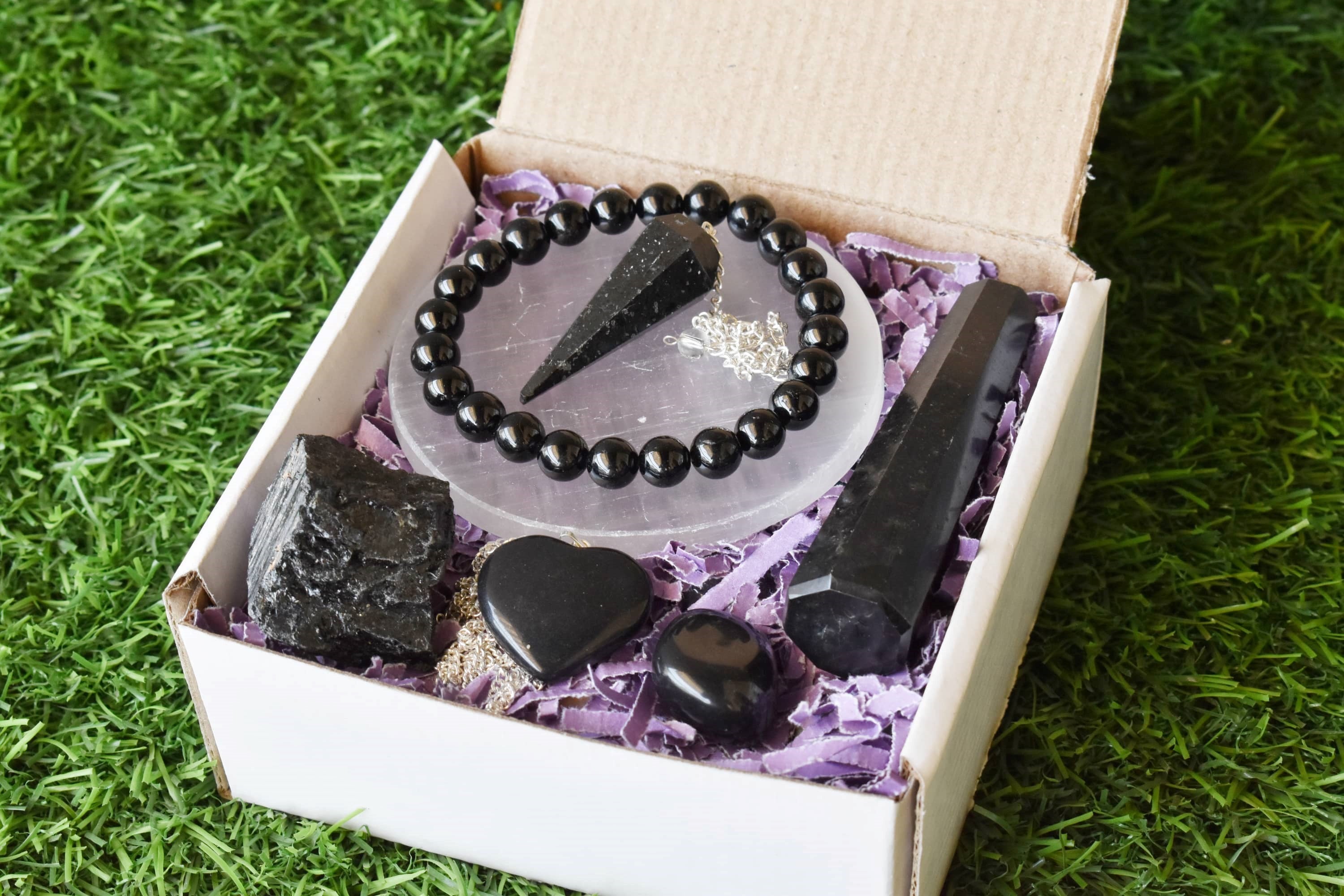 Black Tourmaline Crystals
