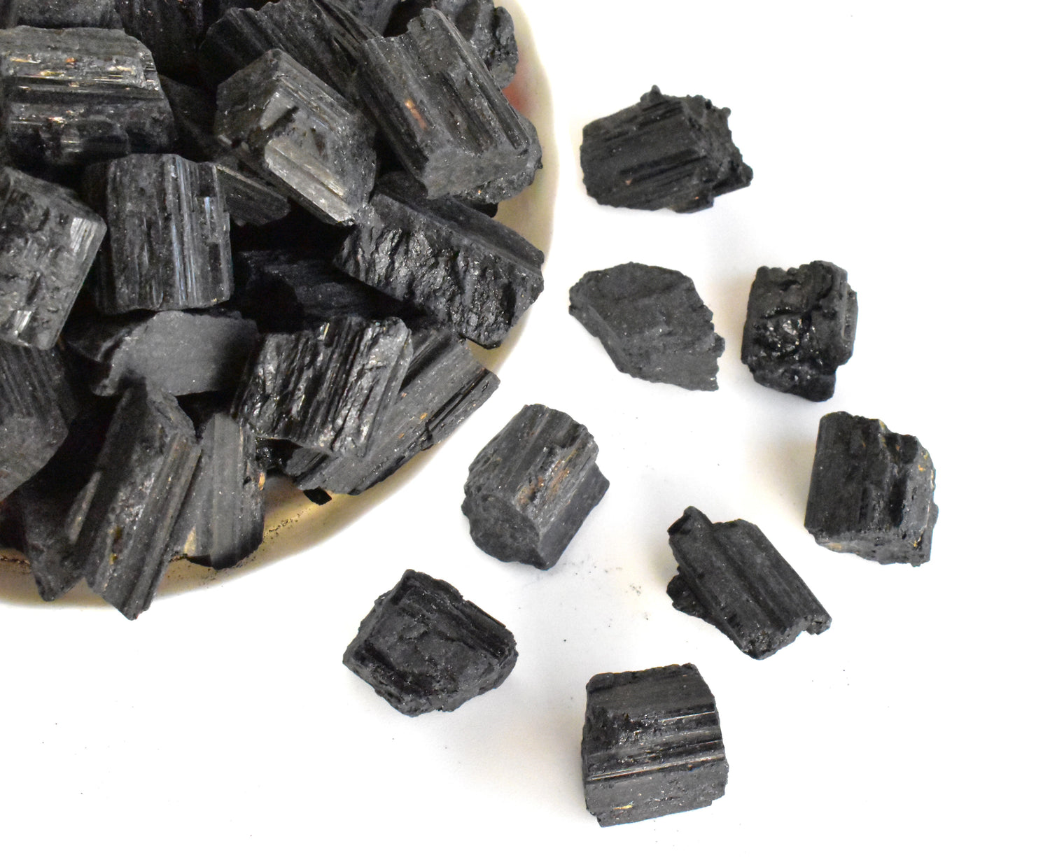 Black Tourmaline Rough Rocks