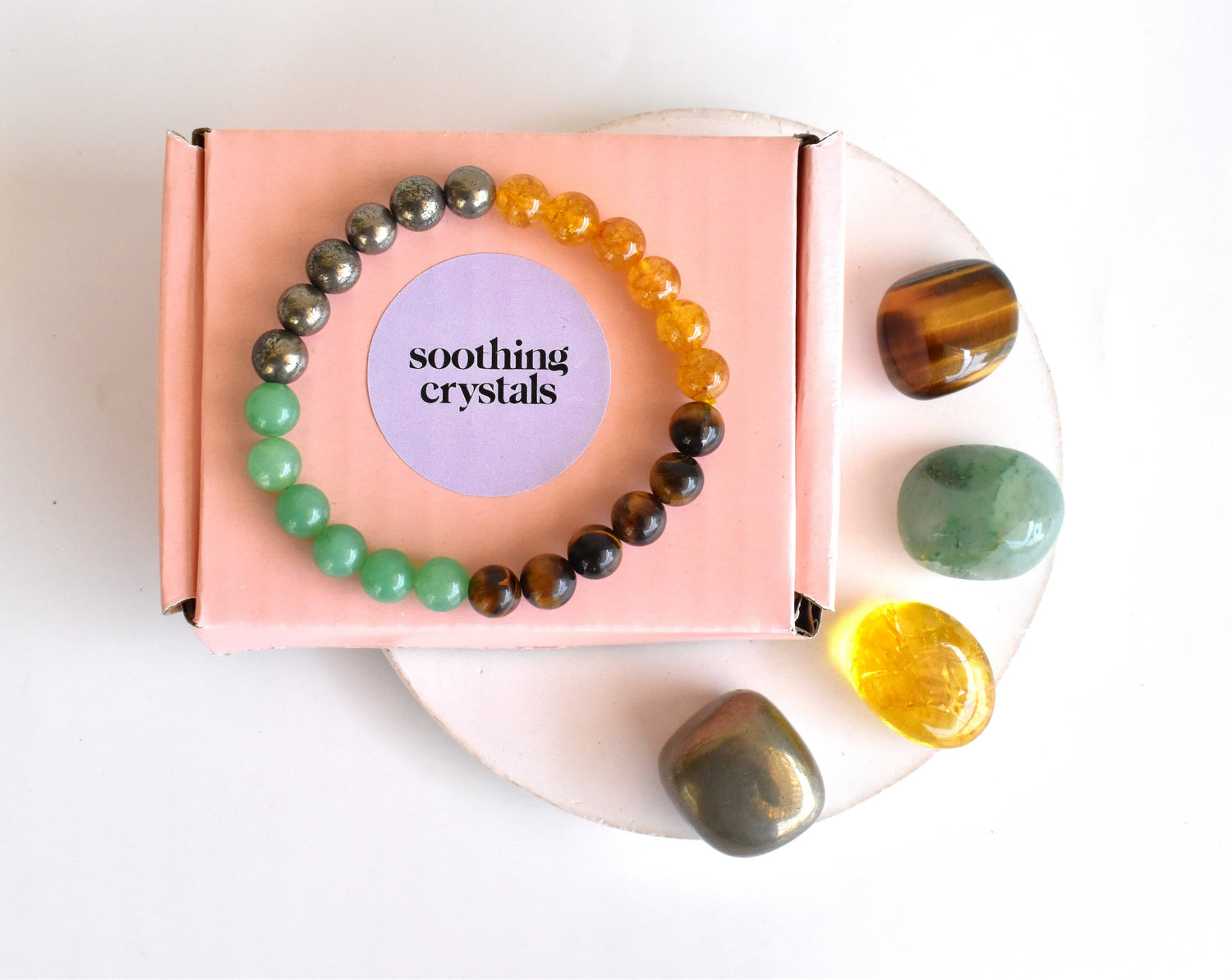 Money Magnet Crystals Kit, Magnet Healing Tumbled Gesmtones