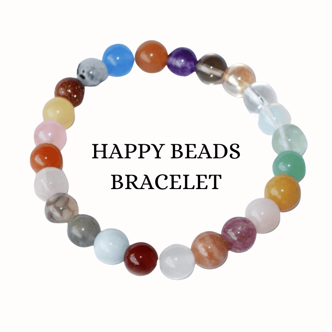 Happy Beads Bracelet, Assorted Bead Bracelet