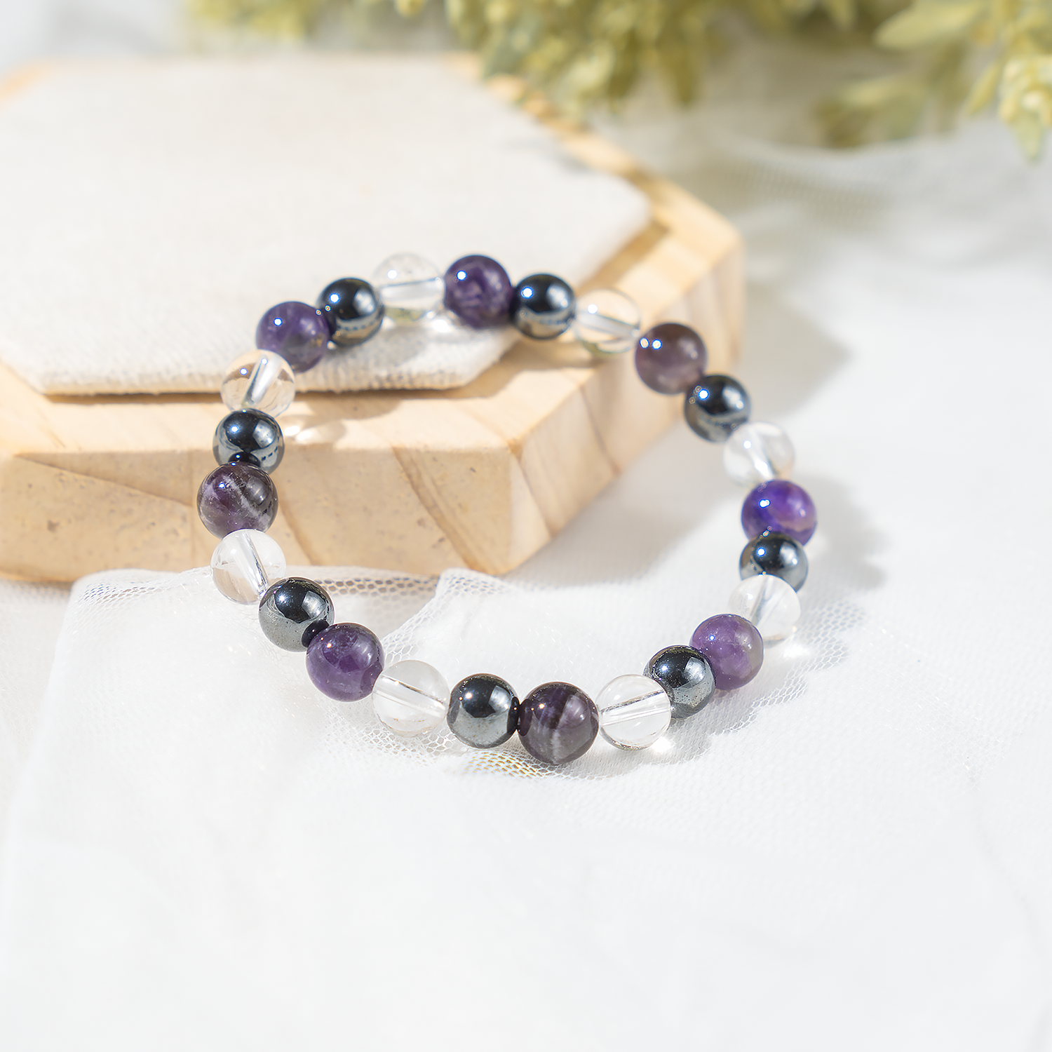 8mm Zodiac Bracelets | Aquarius | Crystal Bracelet Gifts