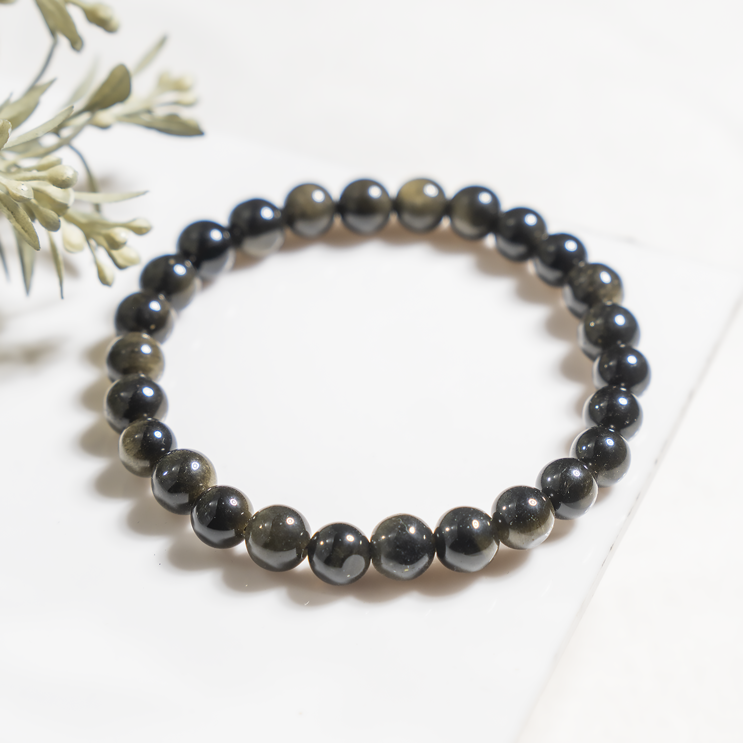 Golden Obsidian Bracelet