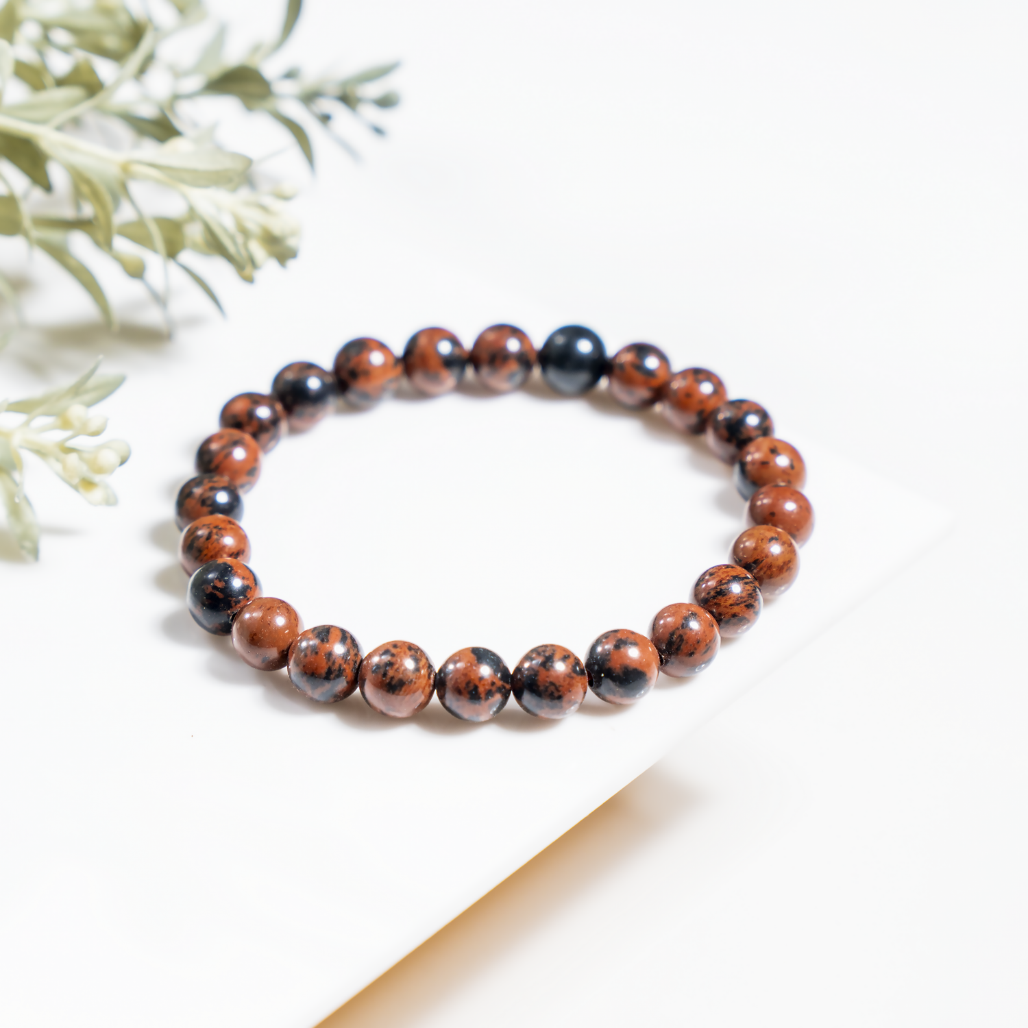 Mahogany Obsidian Bracelet