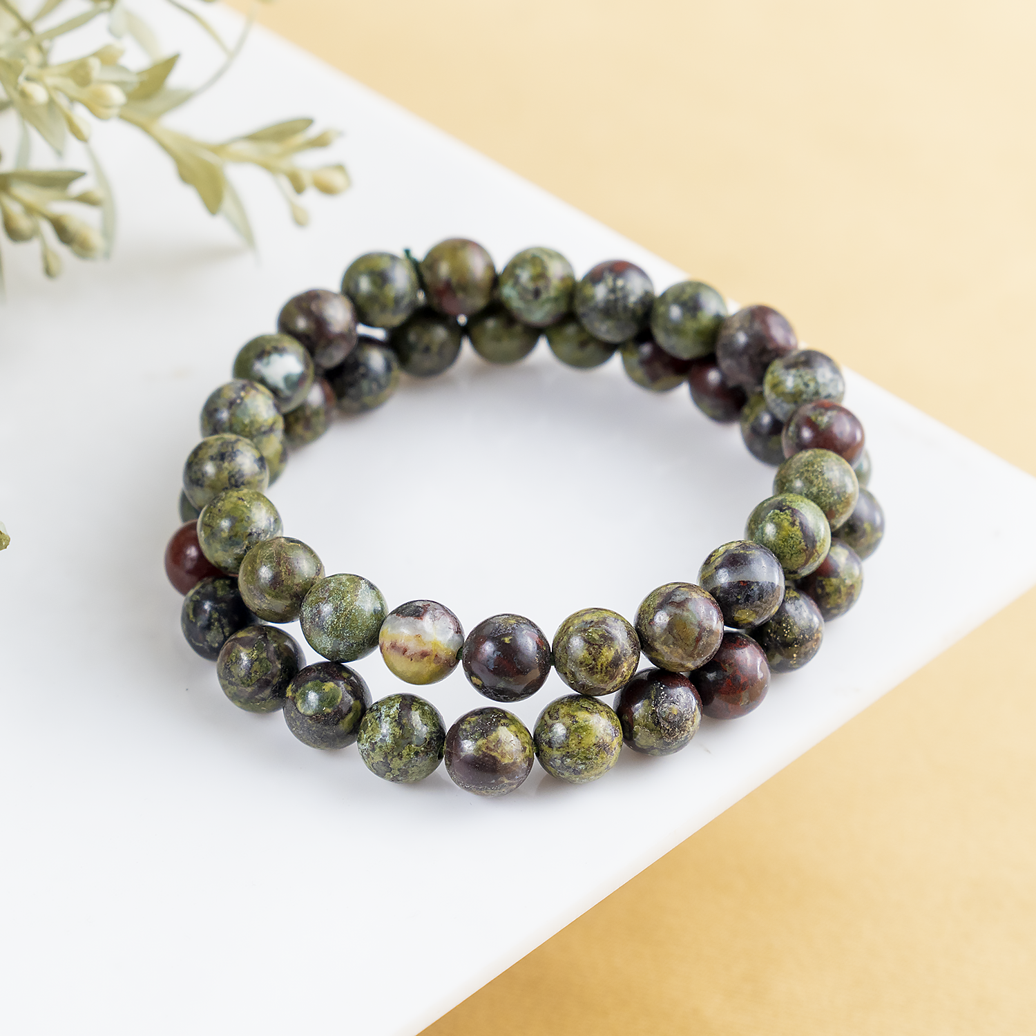 African Bloodstone Bracelet