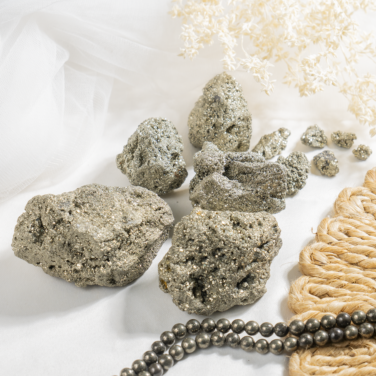 1Pc Money Magnet Pyrite Stone (150-200Gram) | Raw A Quality Pyrite Cluster for Wealth & Abundance | Financial Growth Crystal