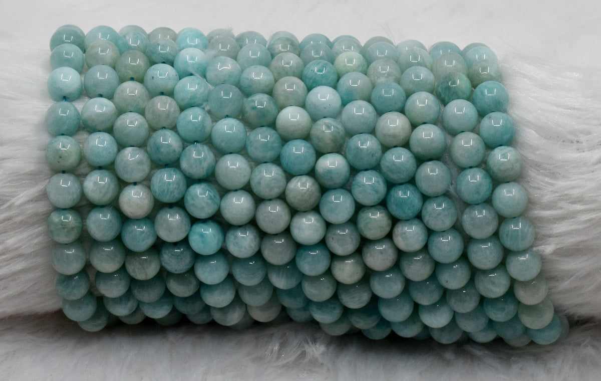 Amazonite AAA Grade 6mm, 8mm, 10mm Round Beads