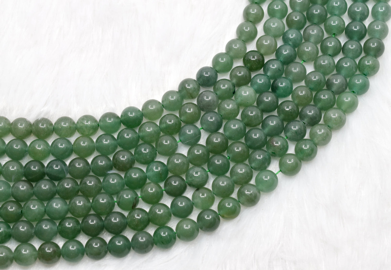Green Aventurine Round Beads