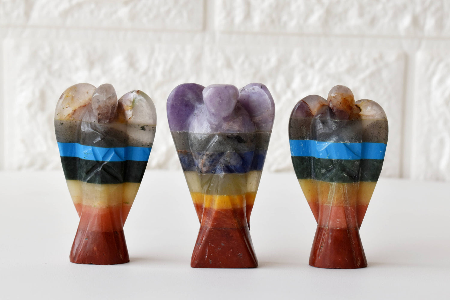 2 inches Bonded Chakra Angels