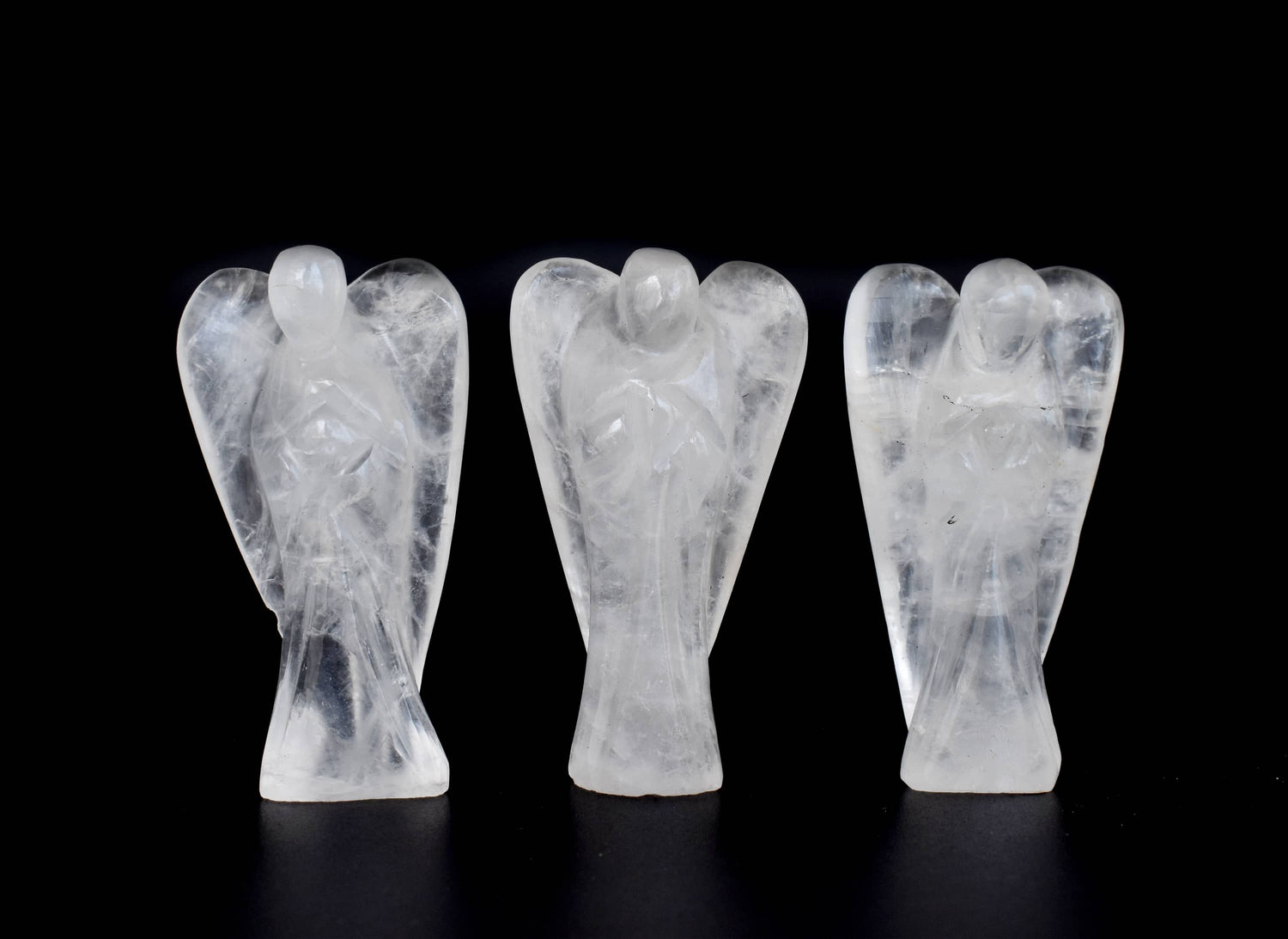 2 inches Crystal Quartz Angels