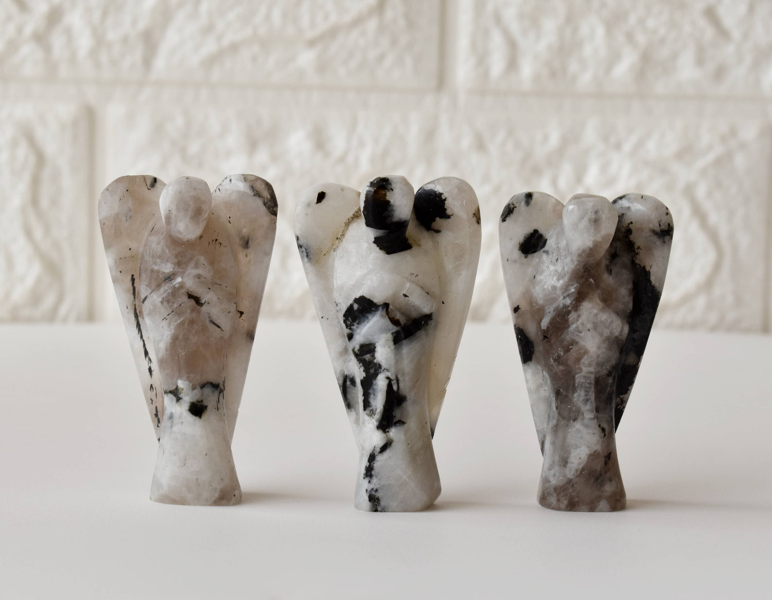 2 inches Rainbow Moonstone Angels