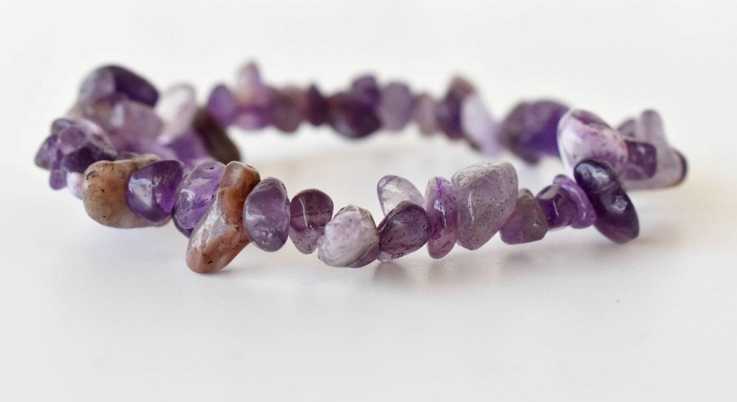 Amethyst Chip Bracelet