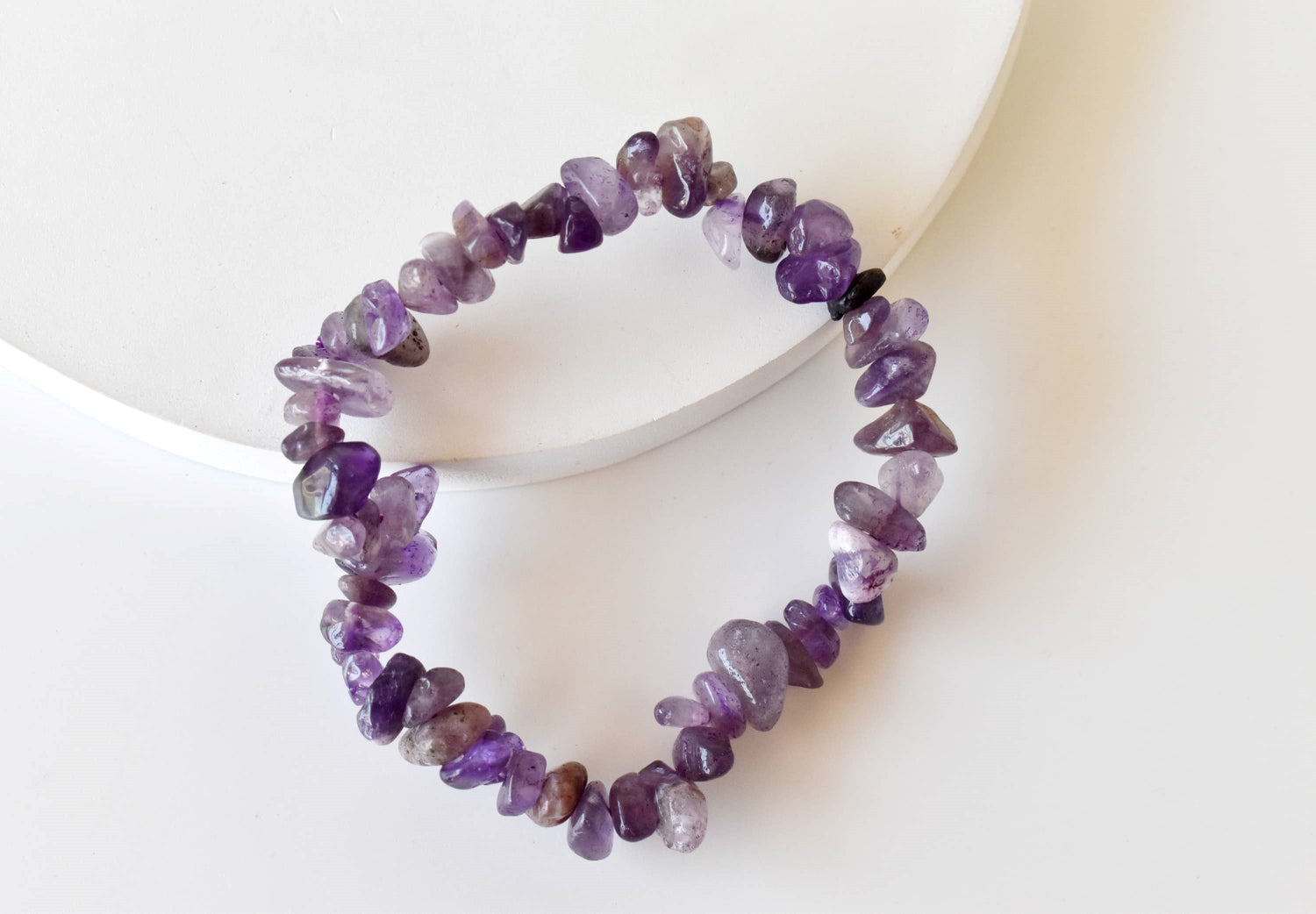 Amethyst Chip Bracelet