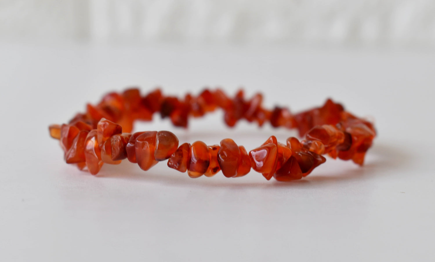 Carnelian Chip Bracelet