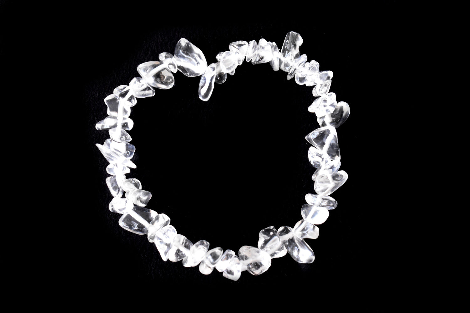 Crystal Quartz Chip Bracelet