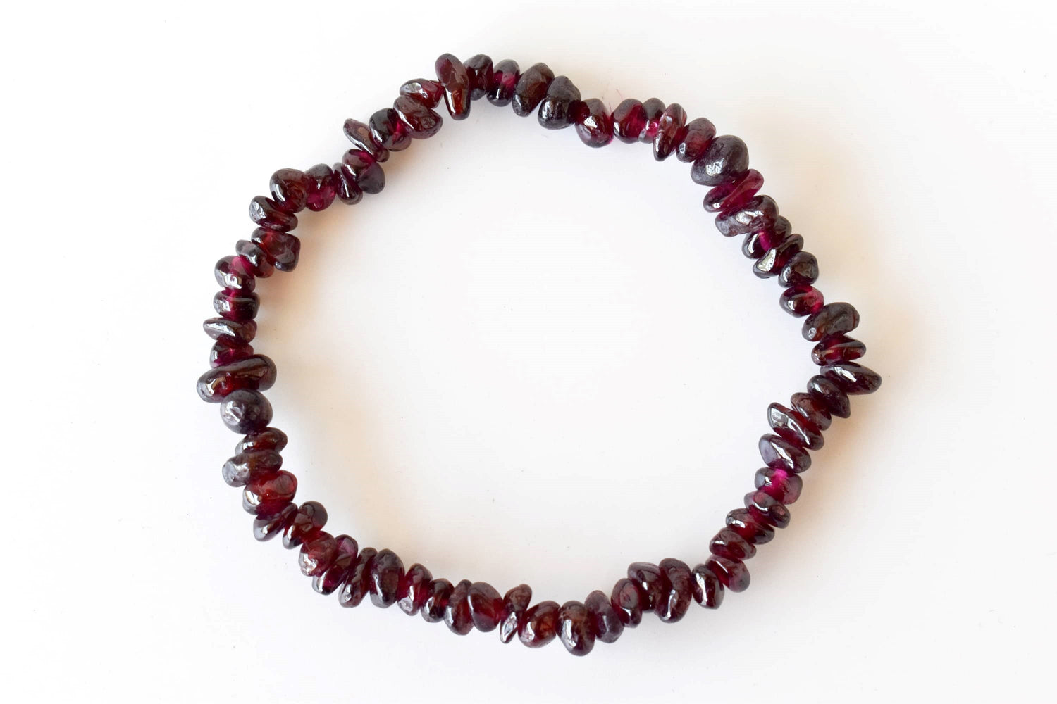 Garnet Chip Bracelet