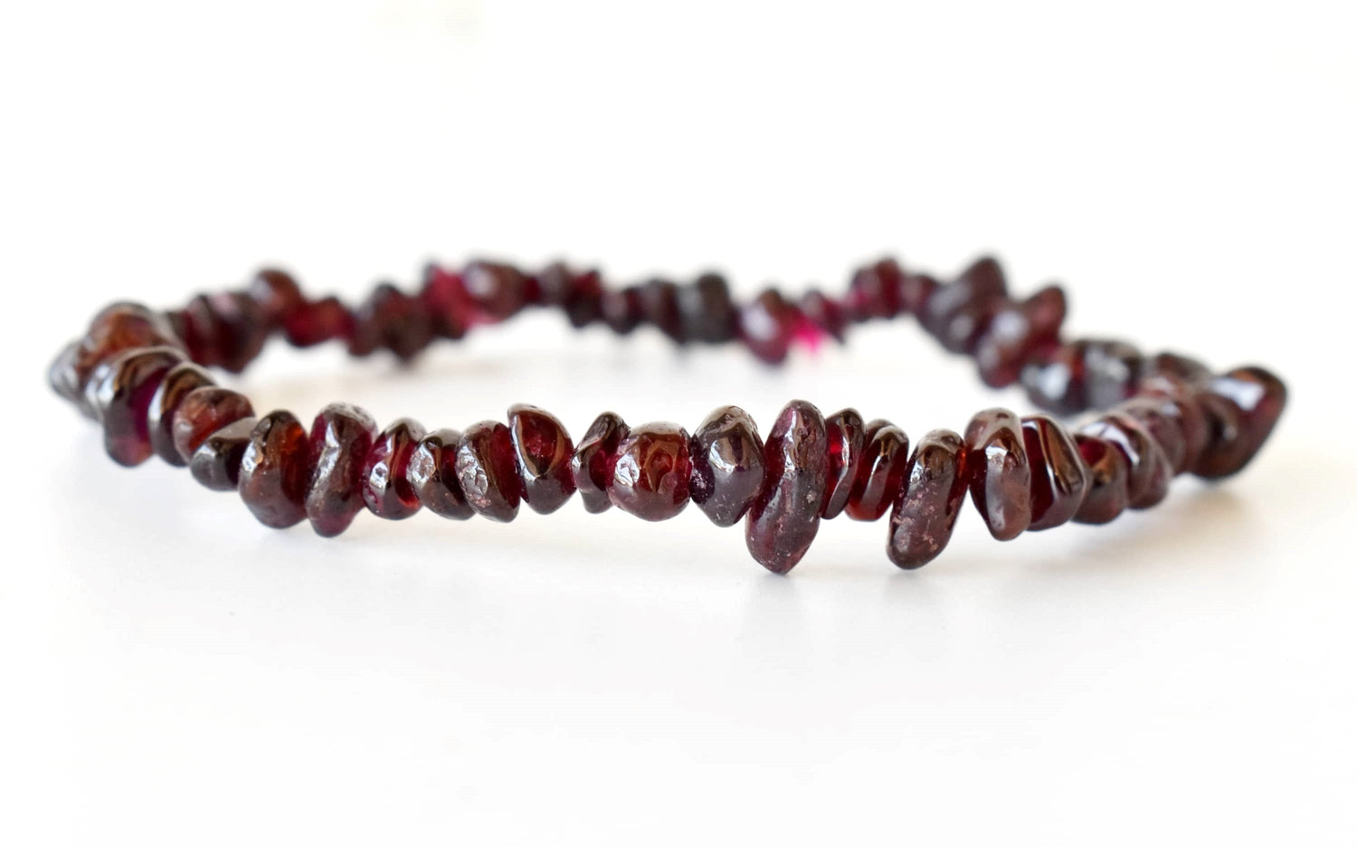 Garnet Chip Bracelet