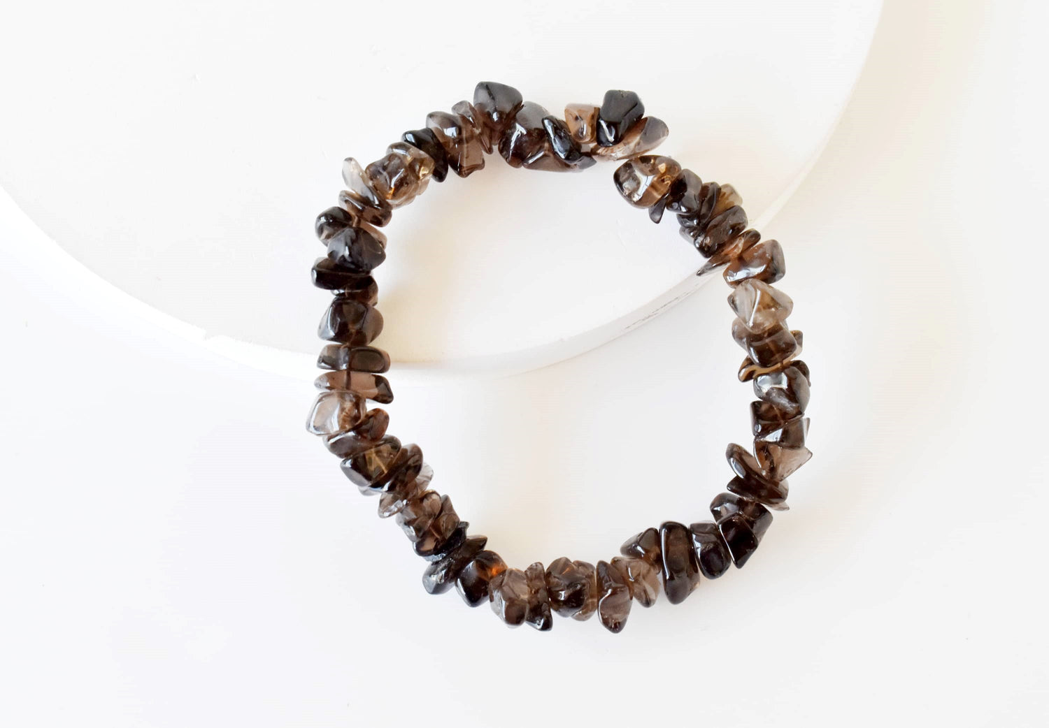 Smokey Quartz Chip Bracelet