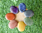 7pcs Chakra Oval Crystal Set