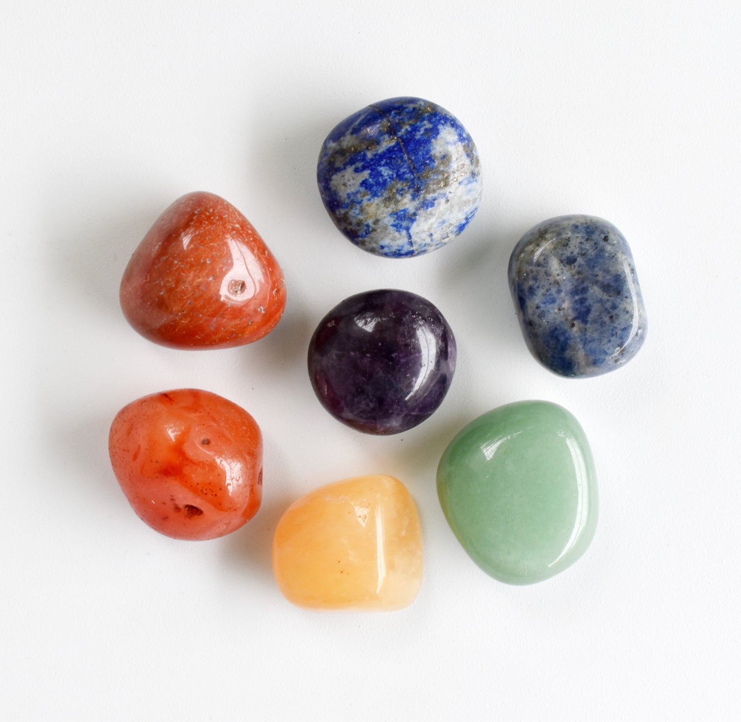 7Chakra Stones Set, Chakra Tumbled Set
